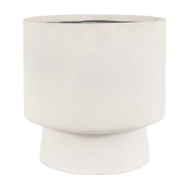 Oria Footed Planter – White