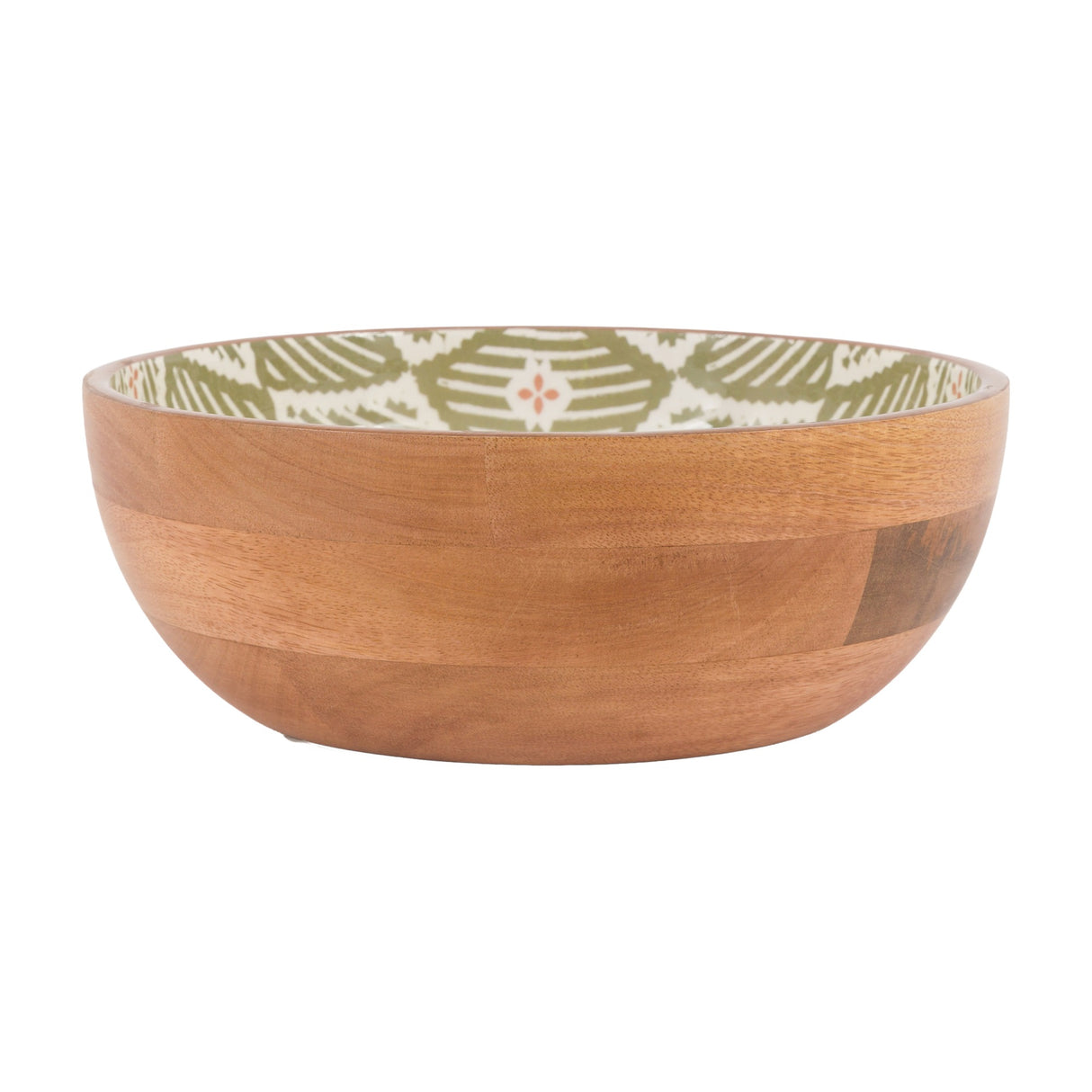 Anya Wooden Salad Bowl – Green