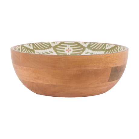Anya Wooden Salad Bowl – Green