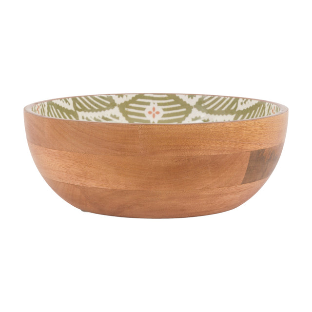 Anya Wooden Salad Bowl – Green