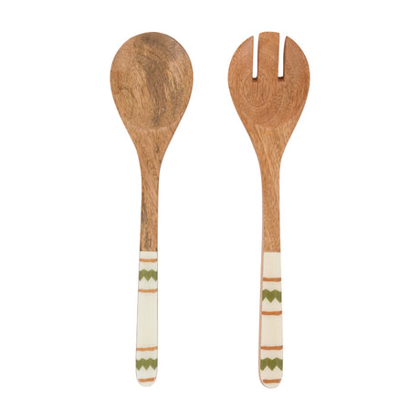 Izel Wooden Salad Servers – Natural