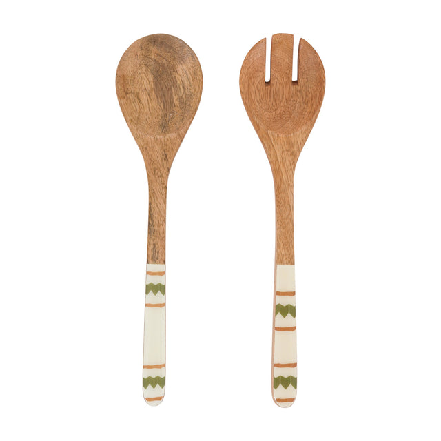 Izel Wooden Salad Servers – Natural