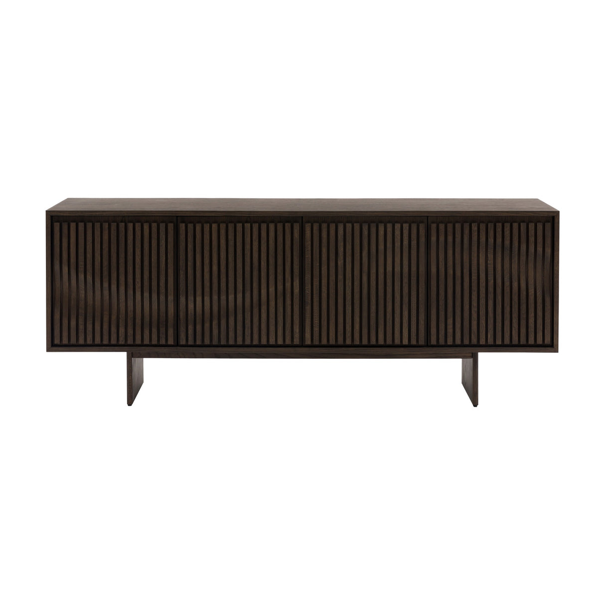 Onda 4 Door Sideboard – Walnut
