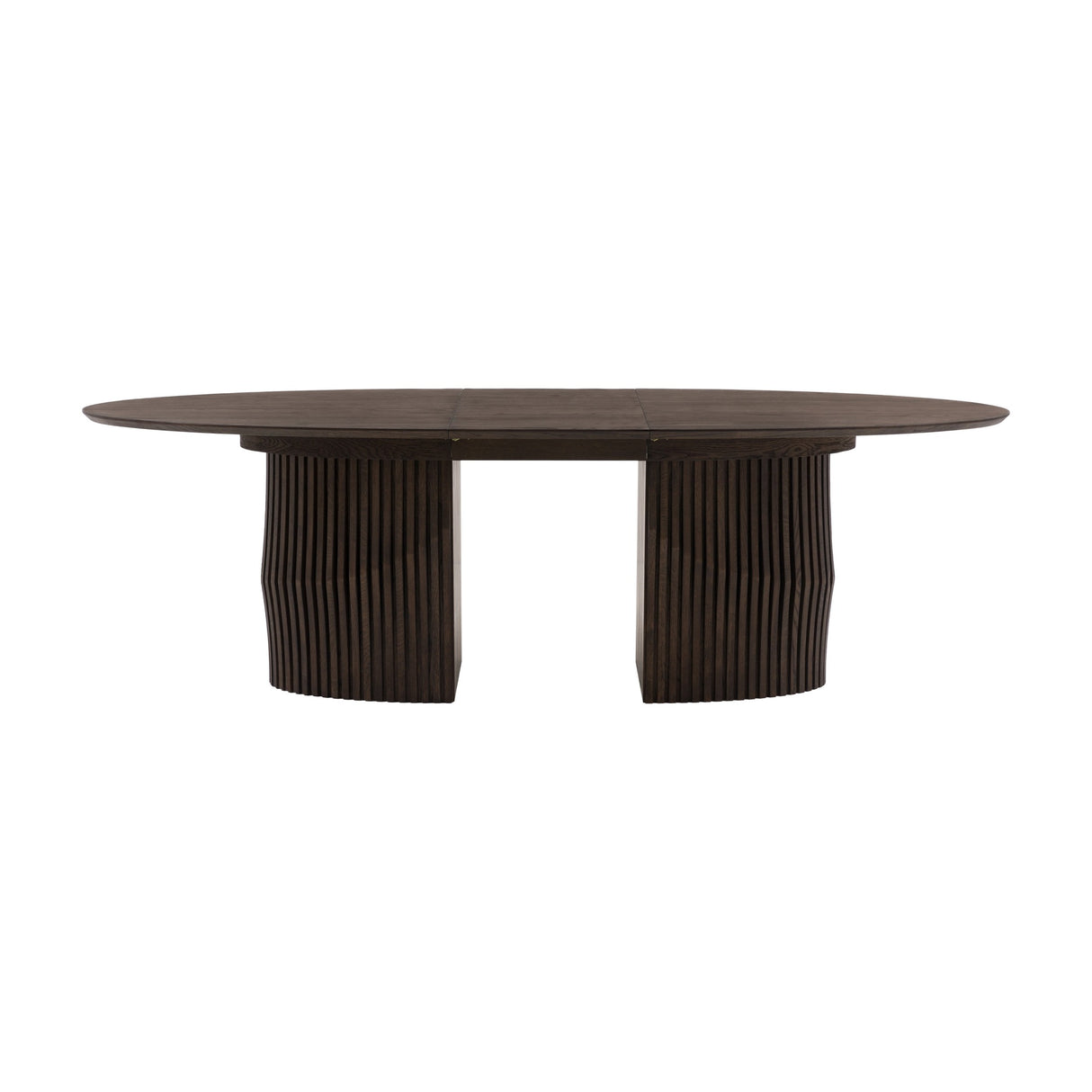 Onda Extending Oval Dining Table – Walnut