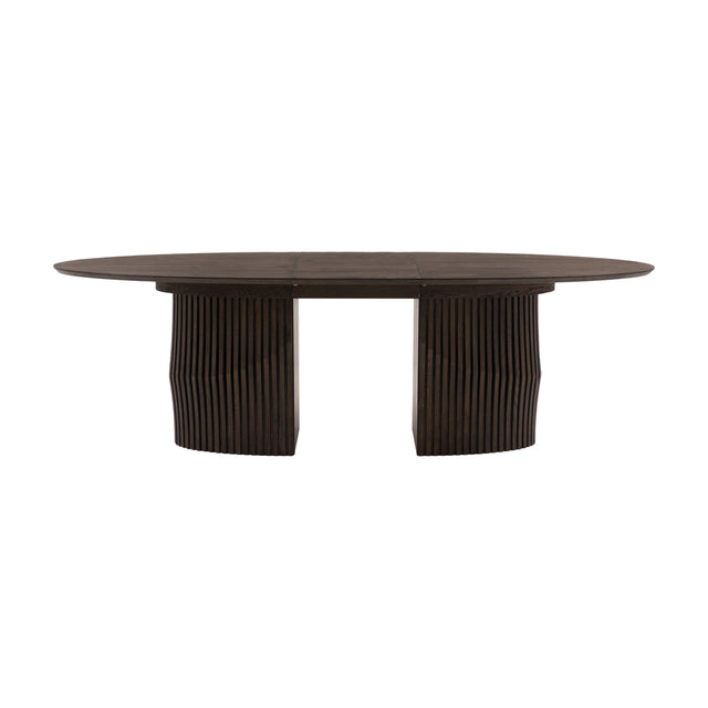 Onda Extending Oval Dining Table – Walnut