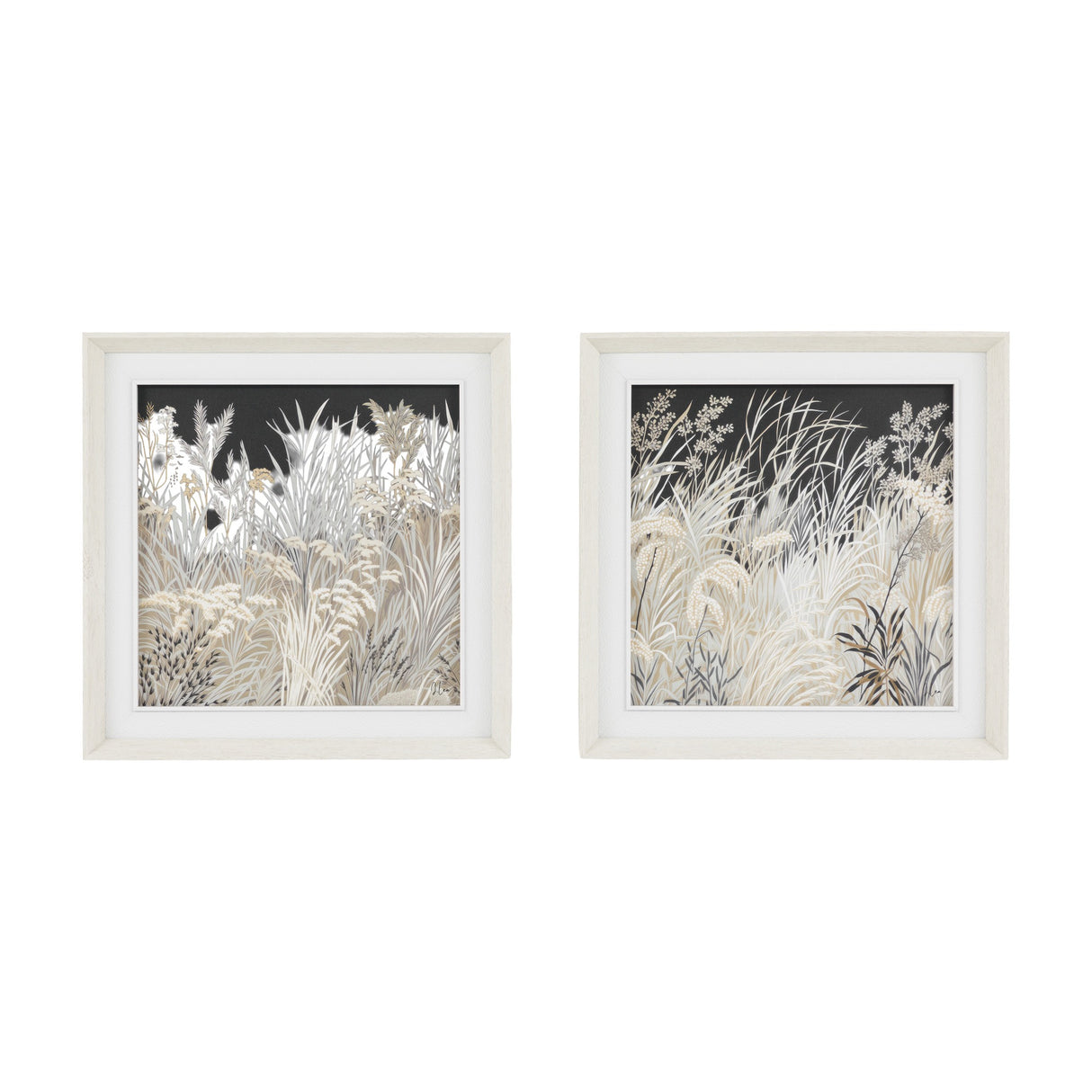 Evening Peace Framed Wall Art Set of 2 – Cream