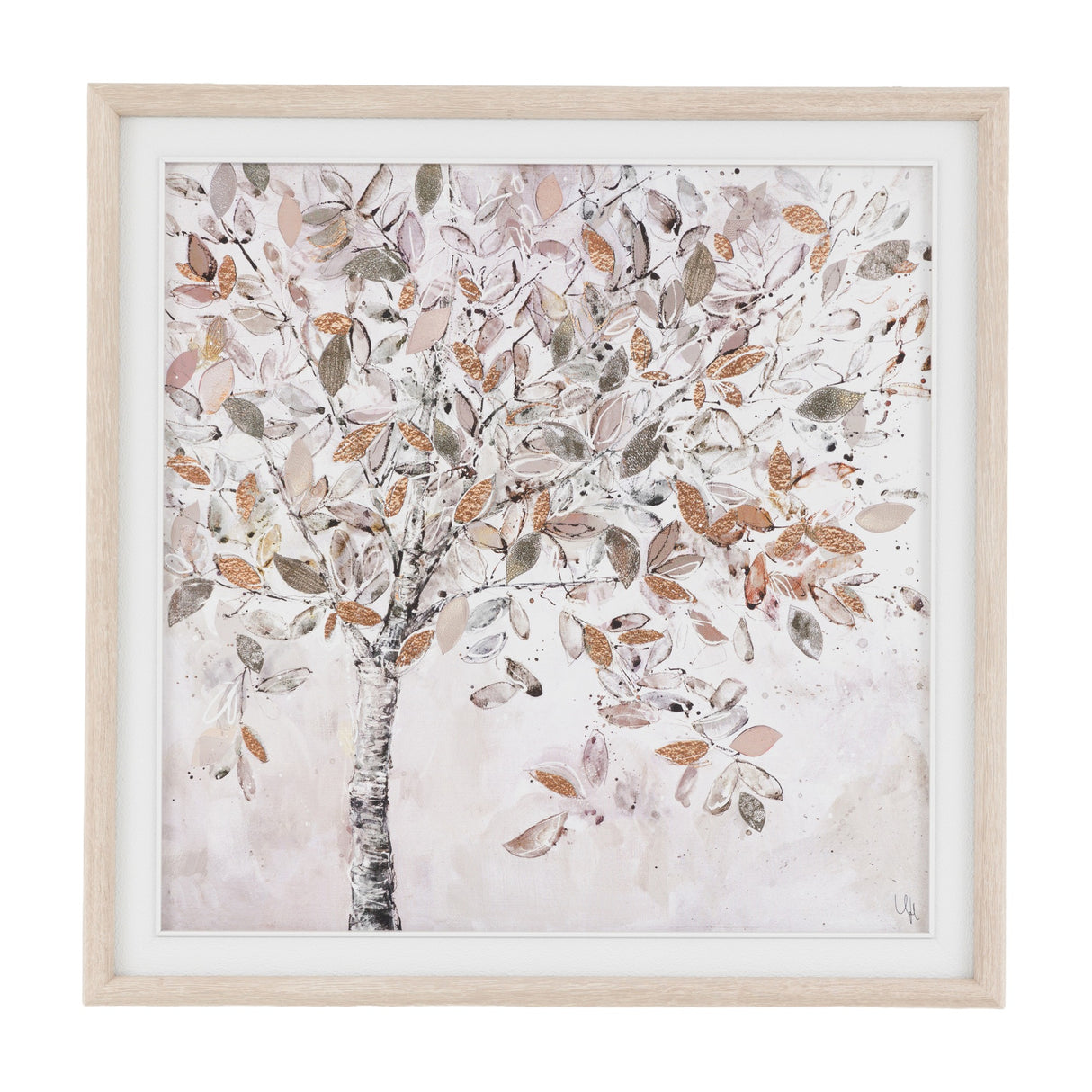 Dreamweaver Tree Framed Canvas – Neutral