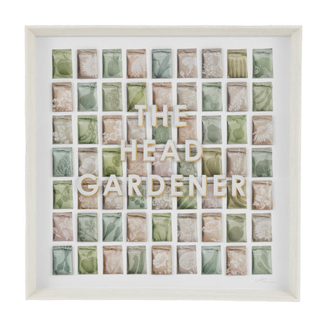 The Head Gardener Framed Wall Art – Green