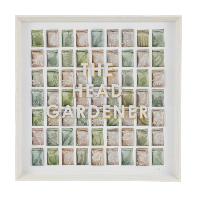 The Head Gardener Framed Wall Art – Green