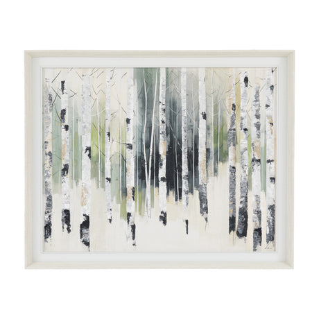 The Sounds of Silence Framed Canvas – Green
