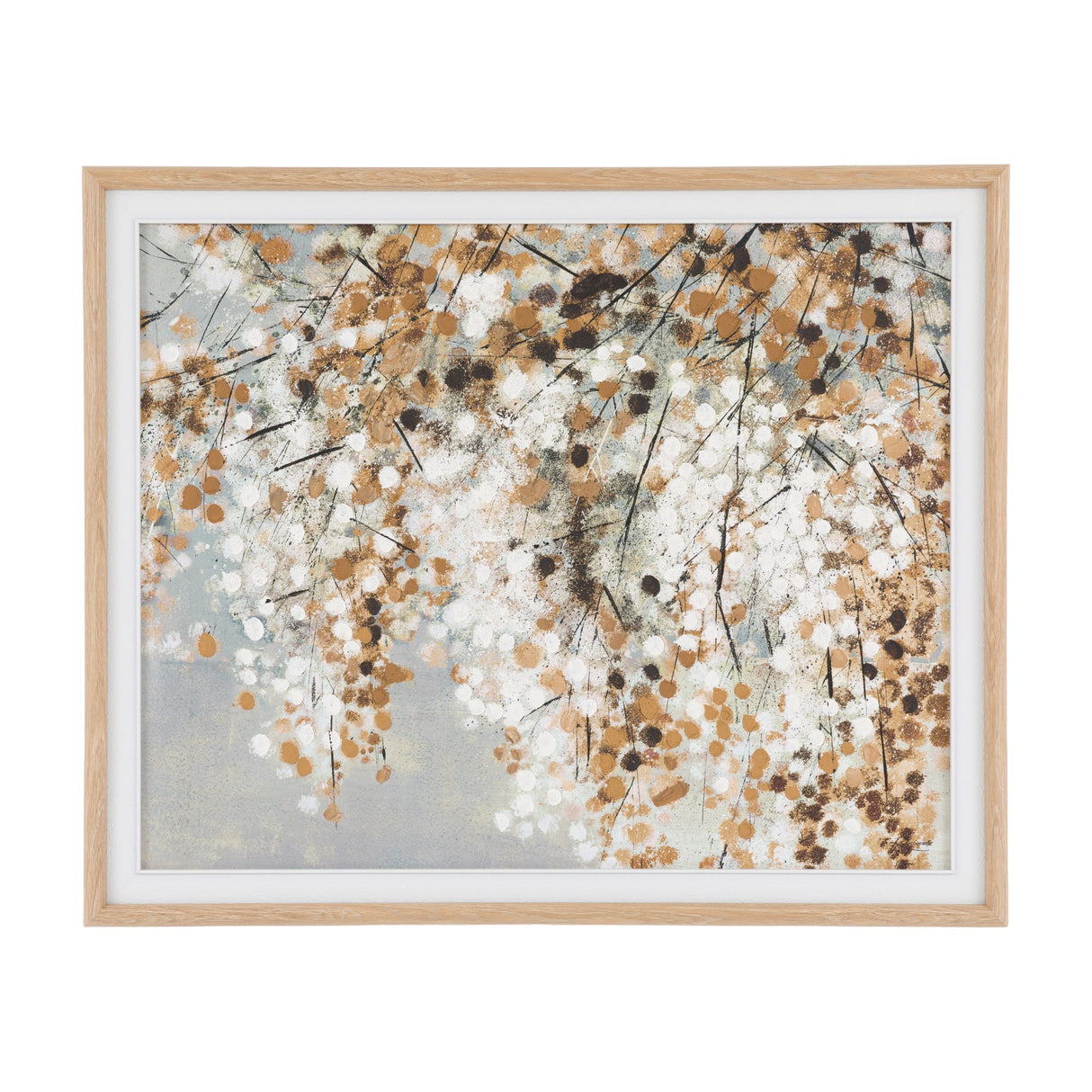 Bliss Framed Canvas Wall Art – Amber