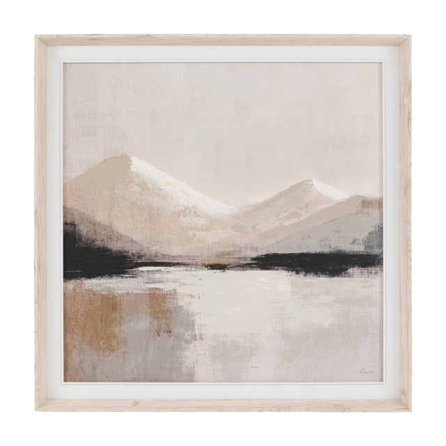 Beyond the Pale Framed Canvas – Beige