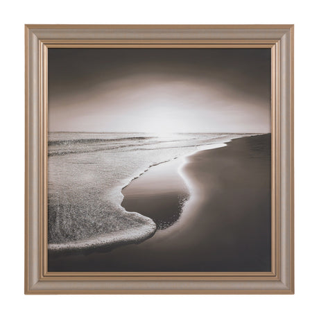 Breathing Space Framed Coastal Print – Grey