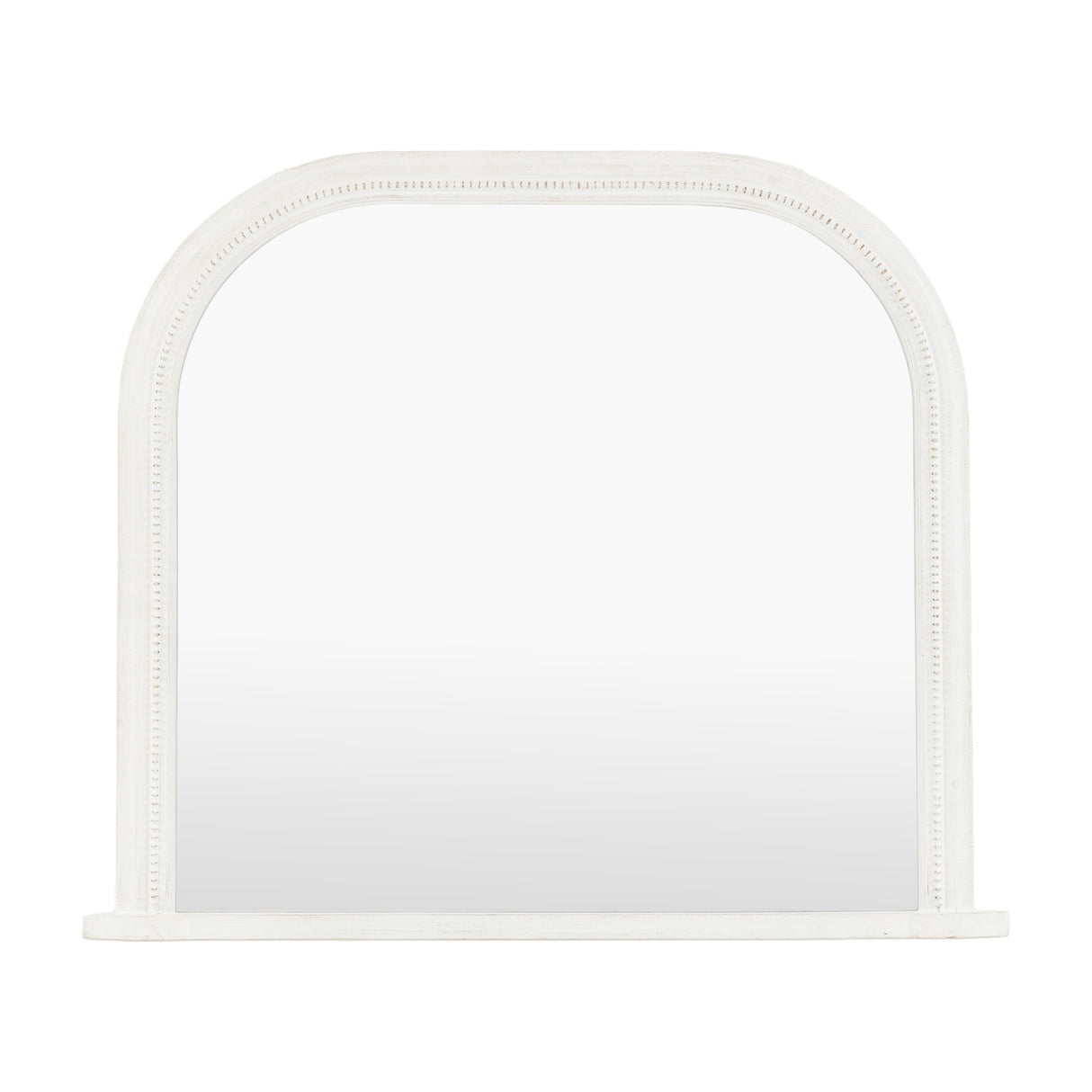 Shoreline Overmantle Mirror – White