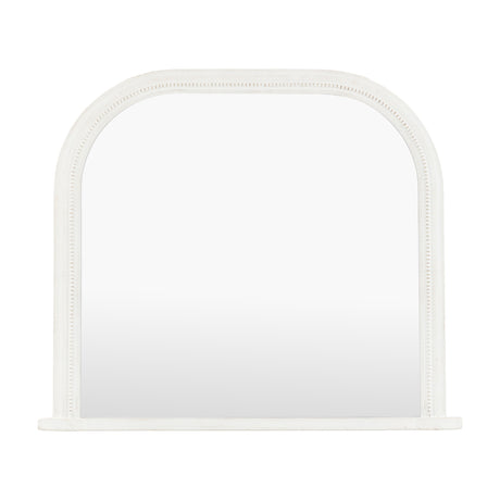 Shoreline Overmantle Mirror – White