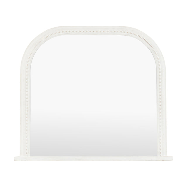 Shoreline Overmantle Mirror – White