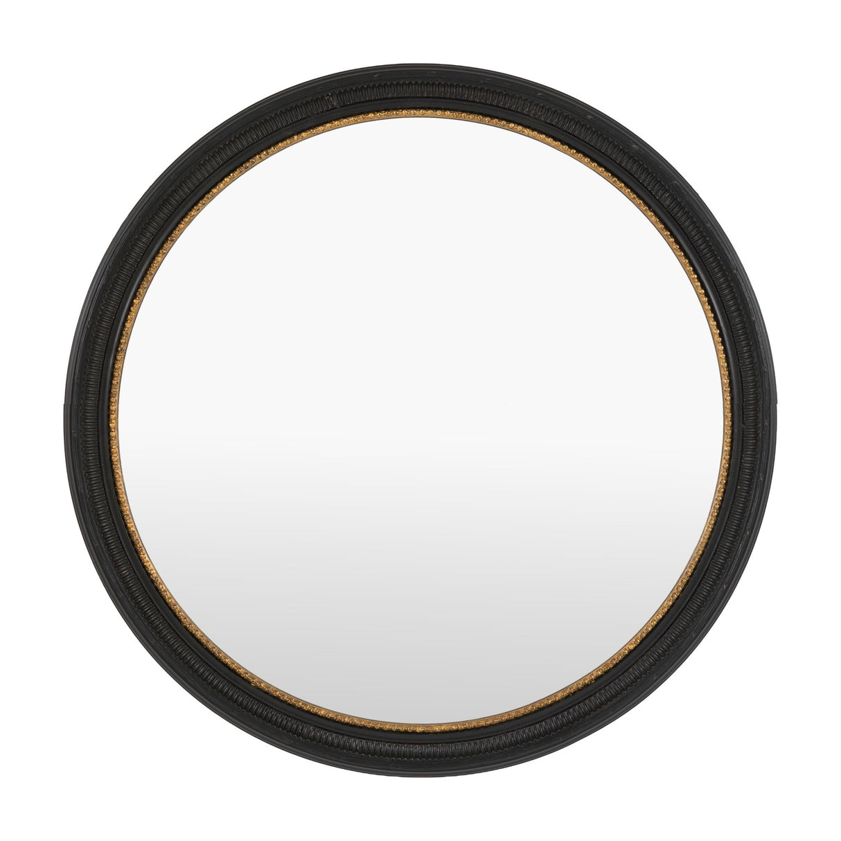 Pisa Round Mirror – Black