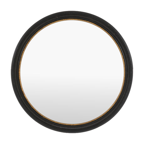 Pisa Round Mirror – Black