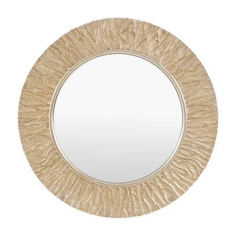 Falia Round Mirror – Gold