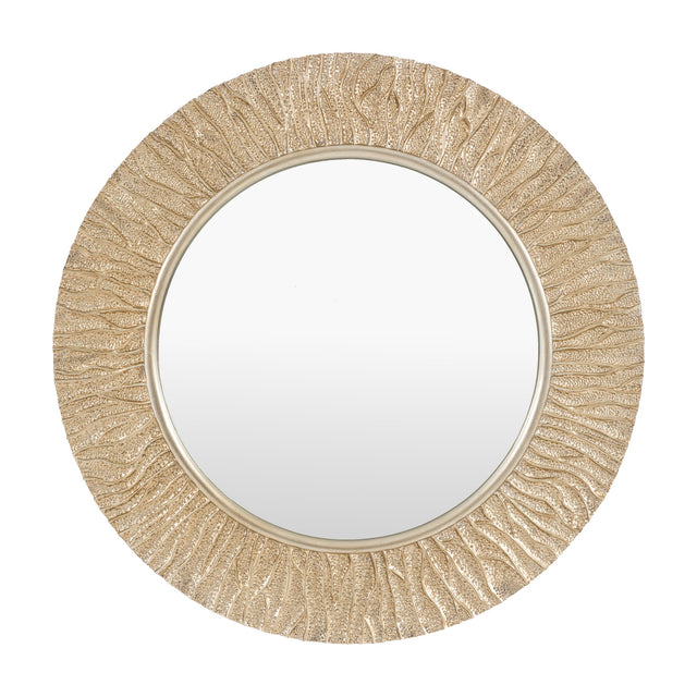 Falia Round Mirror – Gold