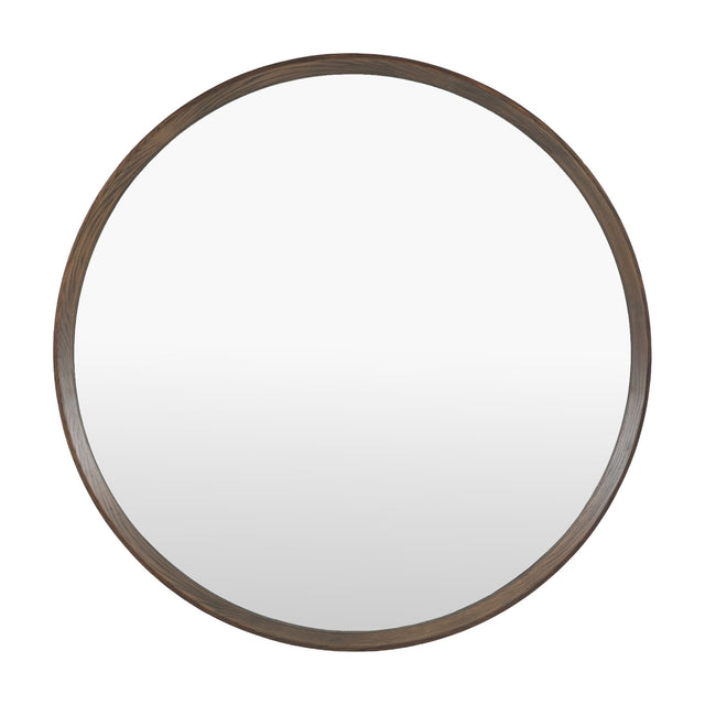 Woodstock Round Mirror – Walnut