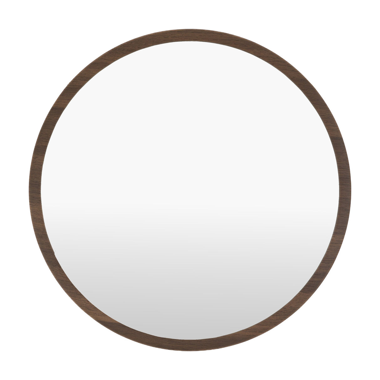 Woodstock Round Mirror – Walnut