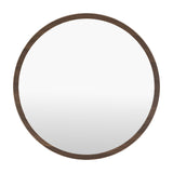 Woodstock Round Mirror – Walnut