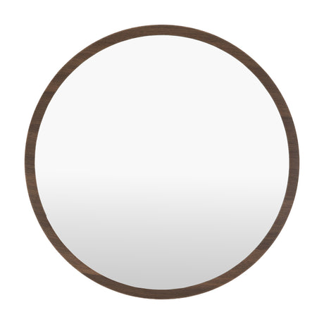 Woodstock Round Mirror – Walnut