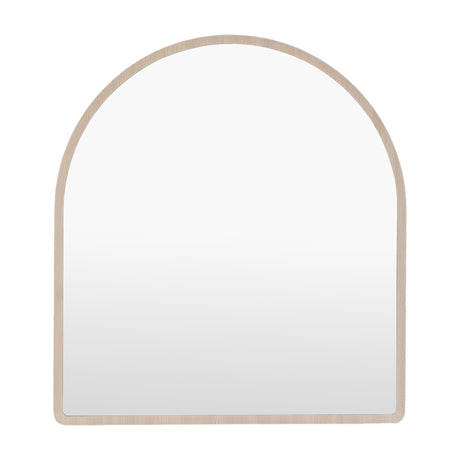 Sedona Arched Overmantle Mirror – Natural Oak