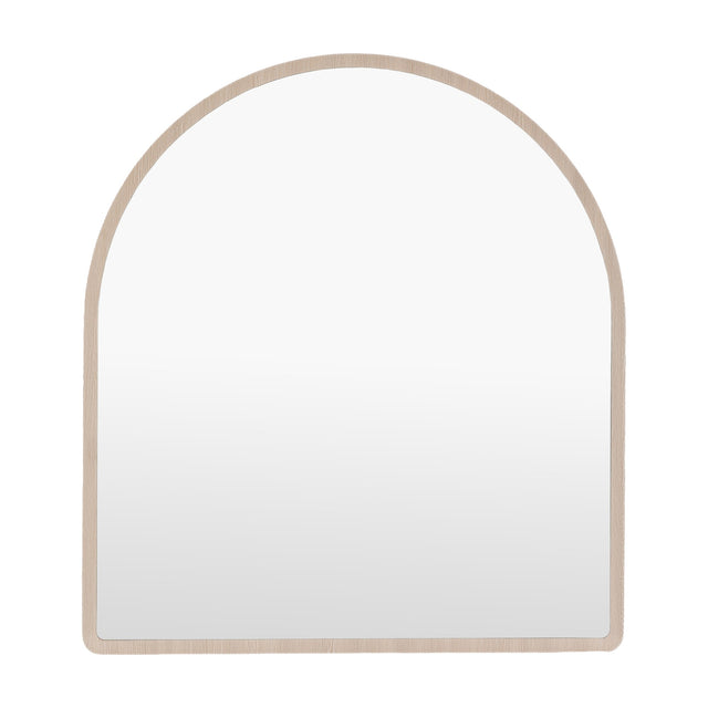 Sedona Arched Overmantle Mirror – Natural Oak