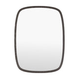 Bryce Capsule Wooden Wall Mirror – Black