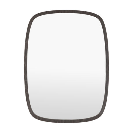 Bryce Capsule Wooden Wall Mirror – Black