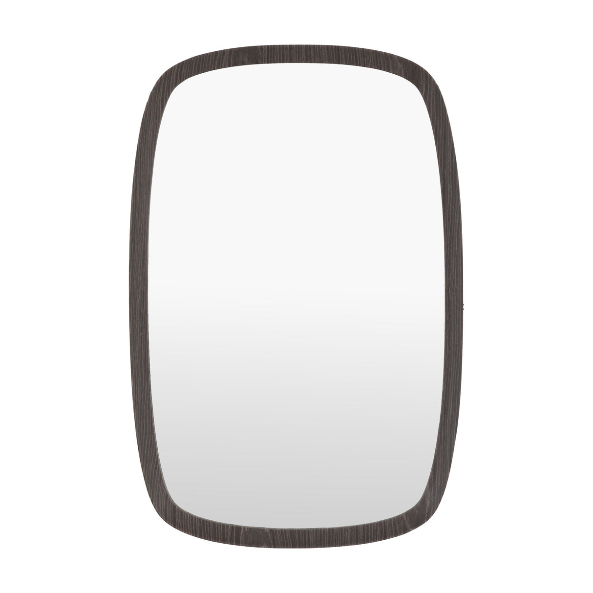 Bryce Capsule Wooden Wall Mirror – Black