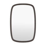 Bryce Capsule Wooden Wall Mirror – Black