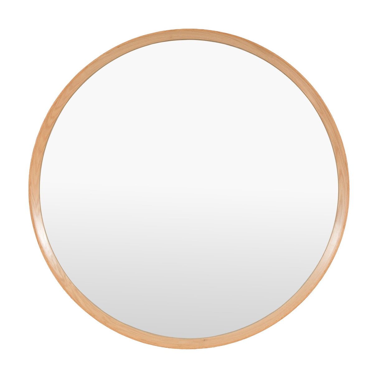 Cedar Round Mirror – Oak