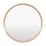 Cedar Round Mirror – Oak