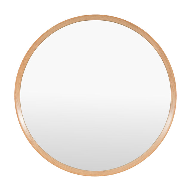 Cedar Round Mirror – Oak