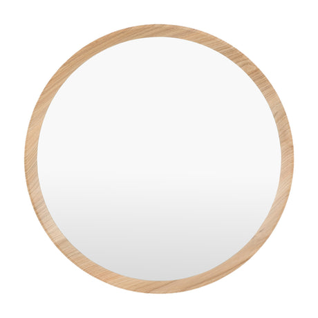 Cedar Round Mirror – Oak