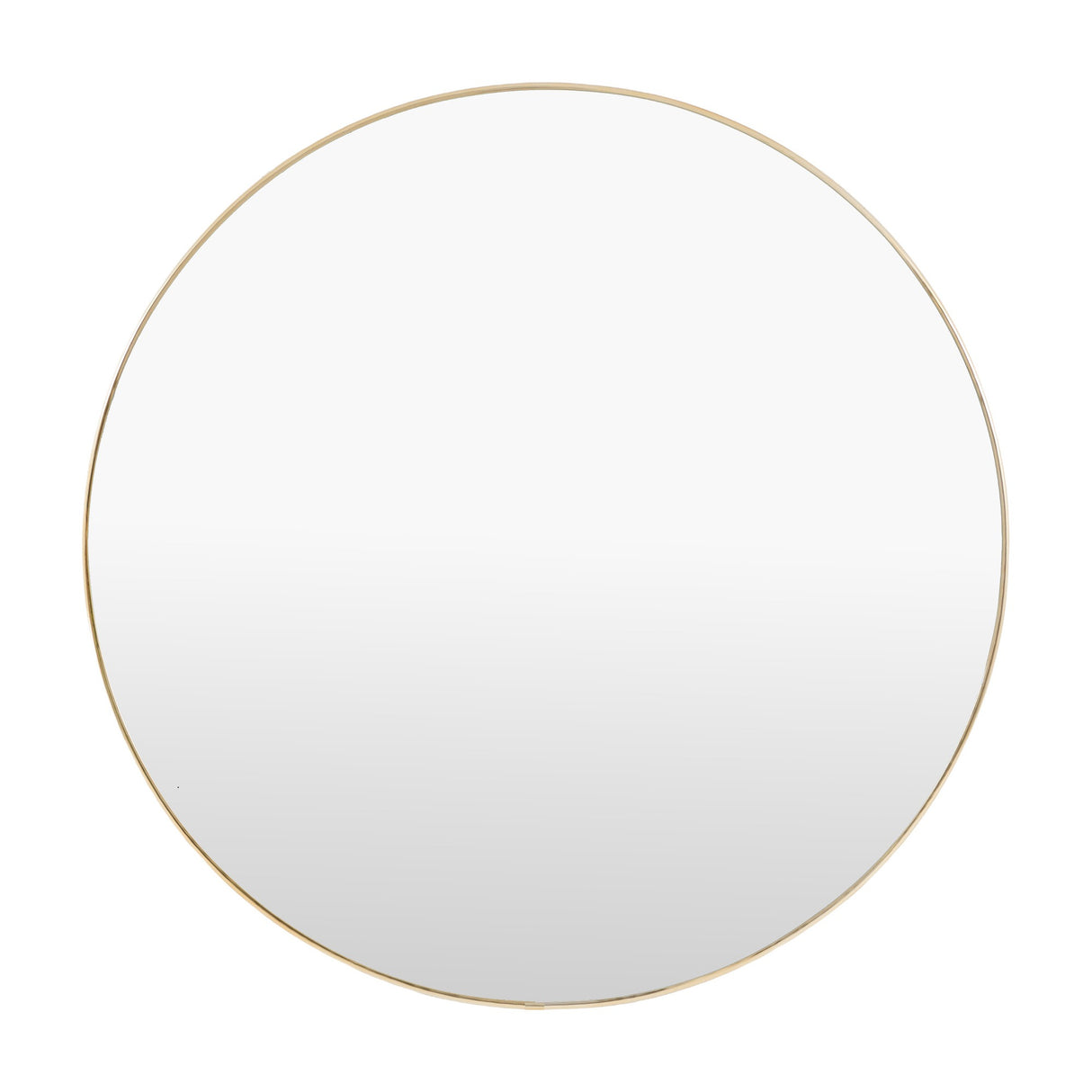 Highline Round Mirror – Brass