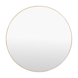 Highline Round Mirror – Brass