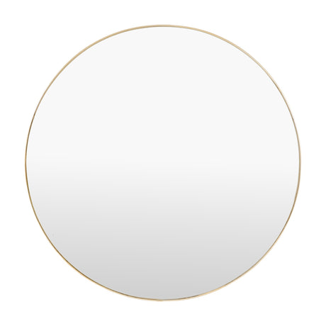 Highline Round Mirror – Brass