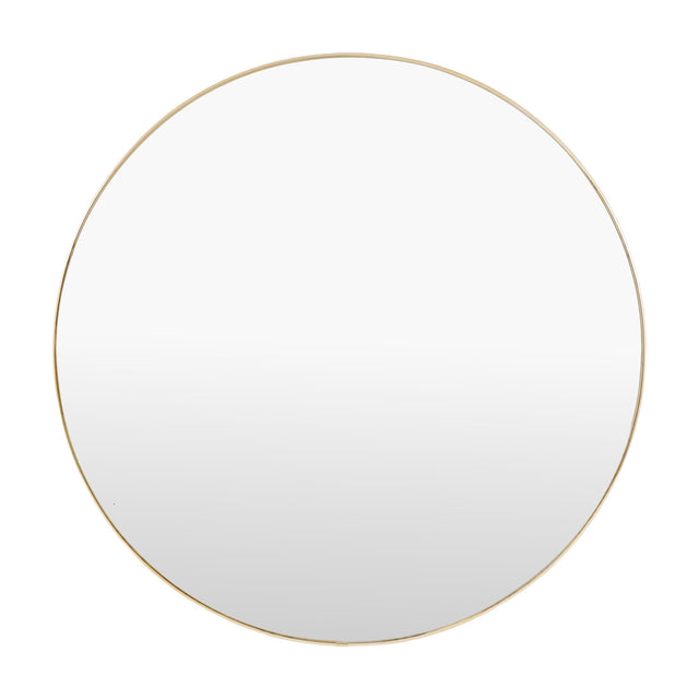 Highline Round Mirror – Brass