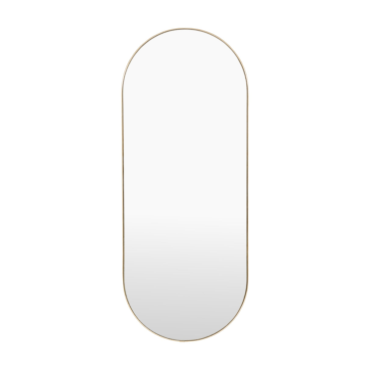 Highline Ellipse Mirror – Brass