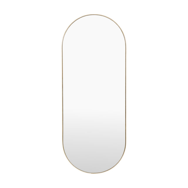 Highline Ellipse Mirror – Brass