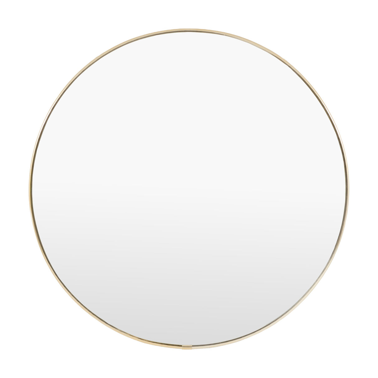 Highline Round Mirror – Brass
