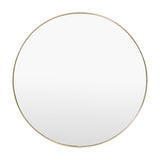 Highline Round Mirror – Brass