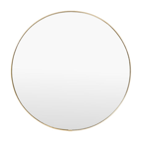 Highline Round Mirror – Brass