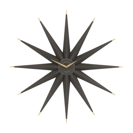 North Star Sunburst Wall Clock 80cm