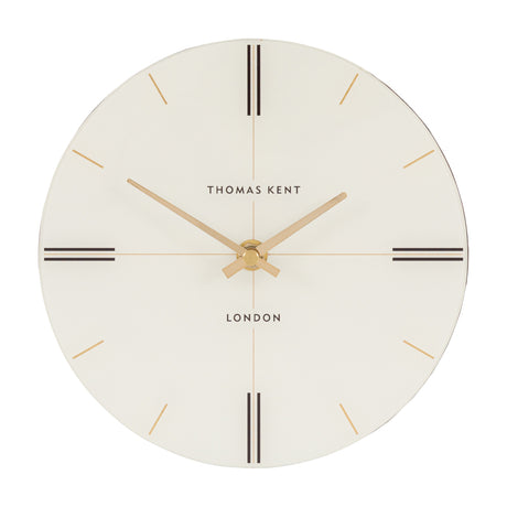 Greenwich Round Mantel Clock – Dark Walnut