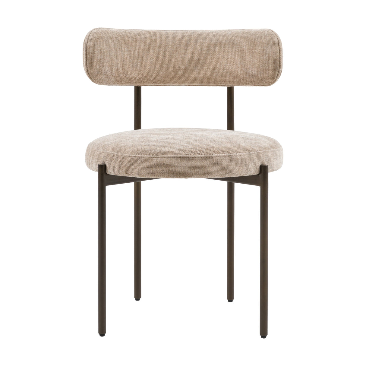Aveley Bouclé Dining Chairs Set of 2